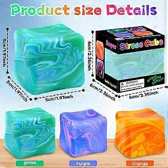 Squishy Stress Cube, Giant Stress Balls for Kids Adults Squishy Anxiety _h6jHJi