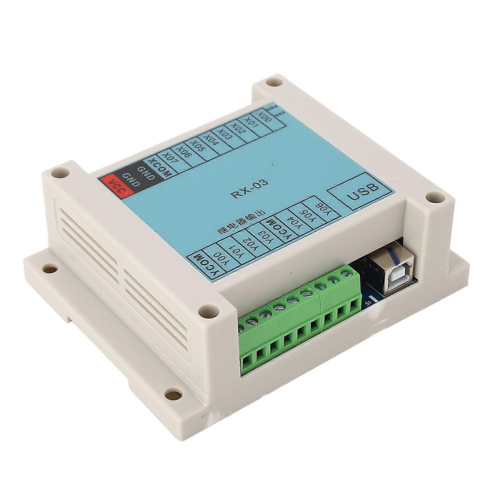 Programmable Logic Controller 8 Input 7 Output Computer Phone Programming Industrial Control Board 1224V