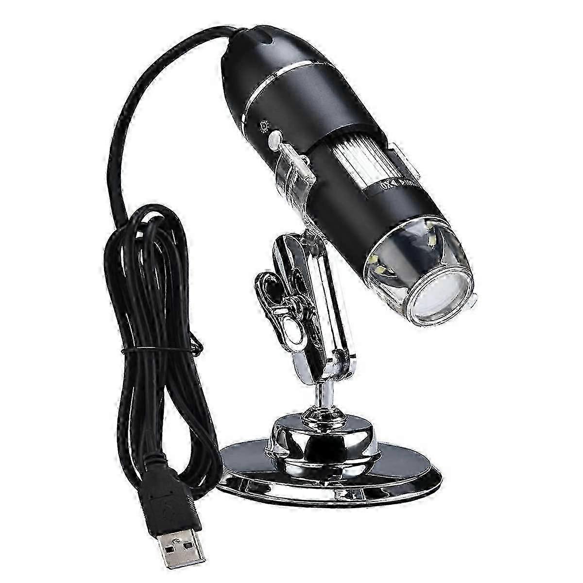 Digital Microscope | Handheld Adjustable 1600X Magnification | USB Powered Portable Magnifier