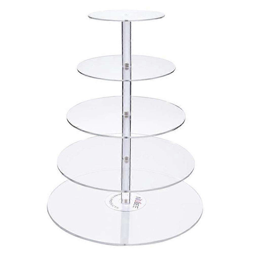 1pc Five-layer Wedding Cake Stand Multi-layer Dessert Macaron Cupcake Stand