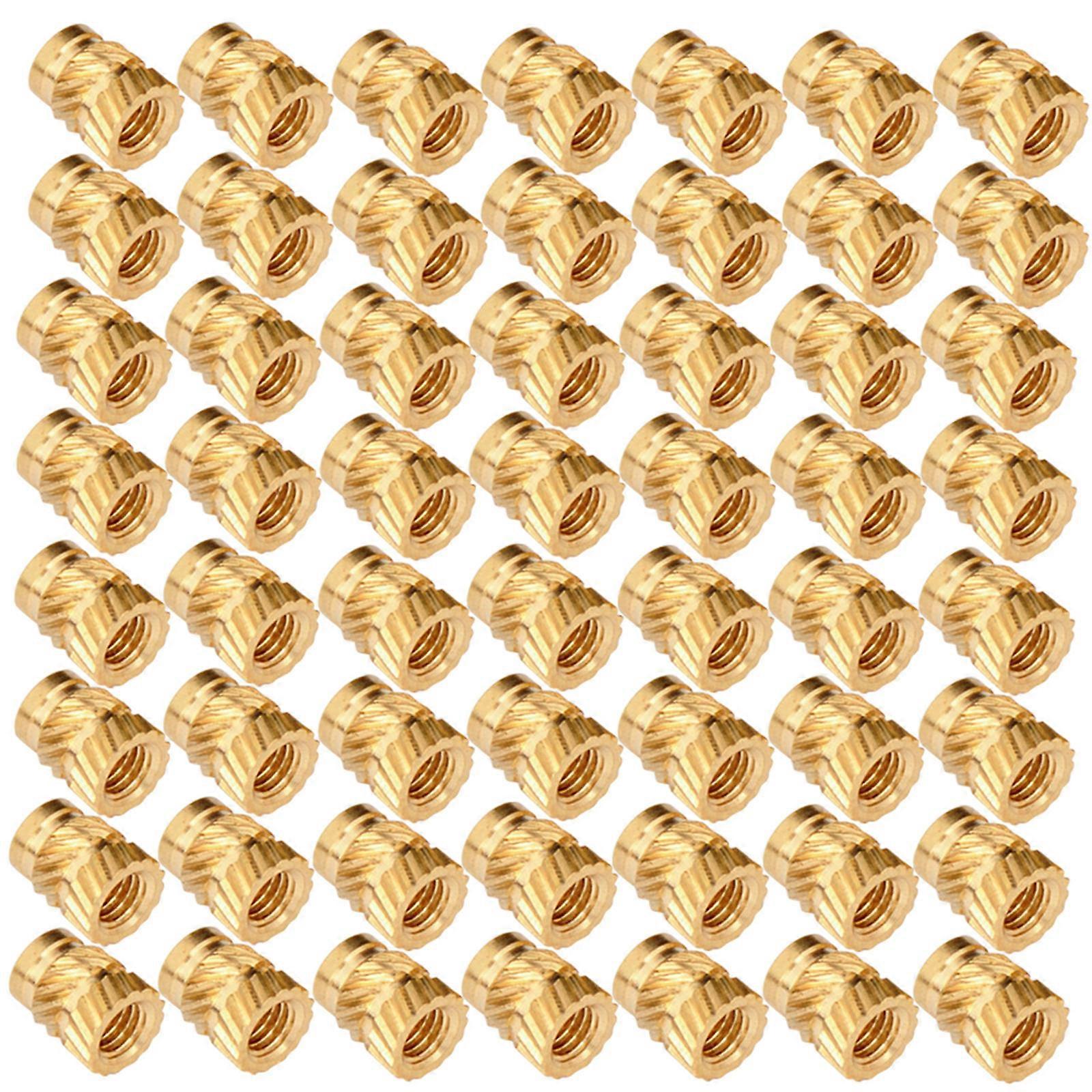 100 Pcs Threading Tool M3 Knurled Insert 3d Printing M3 Threaded Insert Knurled Heat Set Embedment Threaded Insert
