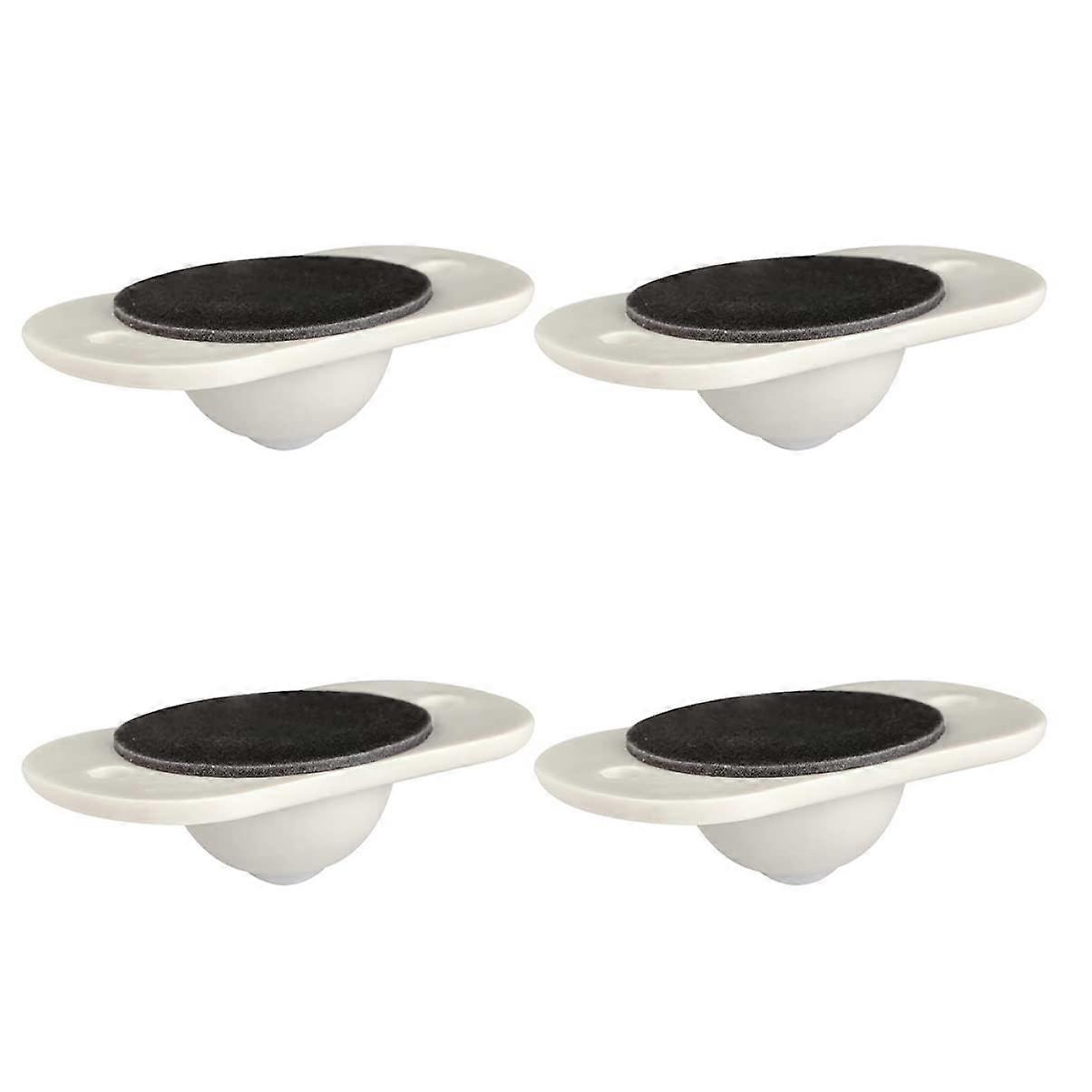 4pcs Self Adhesive Caster Wheels for Storage Boxes, Smooth Rolling, Tool Installation