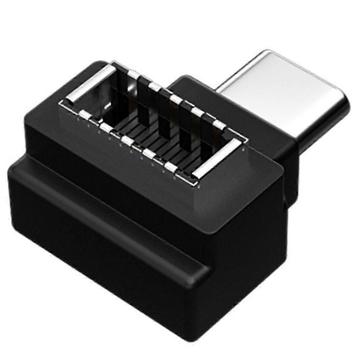 Kabeladapterstik Type C Han til Type E hunkabeladapter