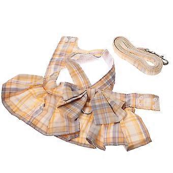 Rabbit Leash Bow Bunny Harness for Small Pets 2Pcs Set Comfortable Design