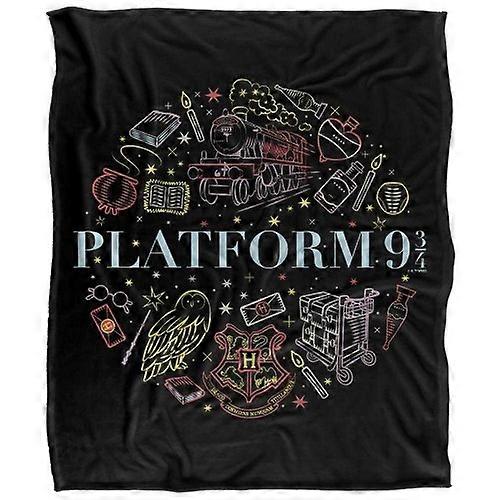 Harry Potter Platform 9 3/4 Soft Touch Blanket