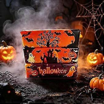 Halloween-tryckt smörpinne-squishy-leksak, långsamt stigande nyp-fidget-leksak för stresslindring, julfestdekor, levereras i slumpmässiga stilar