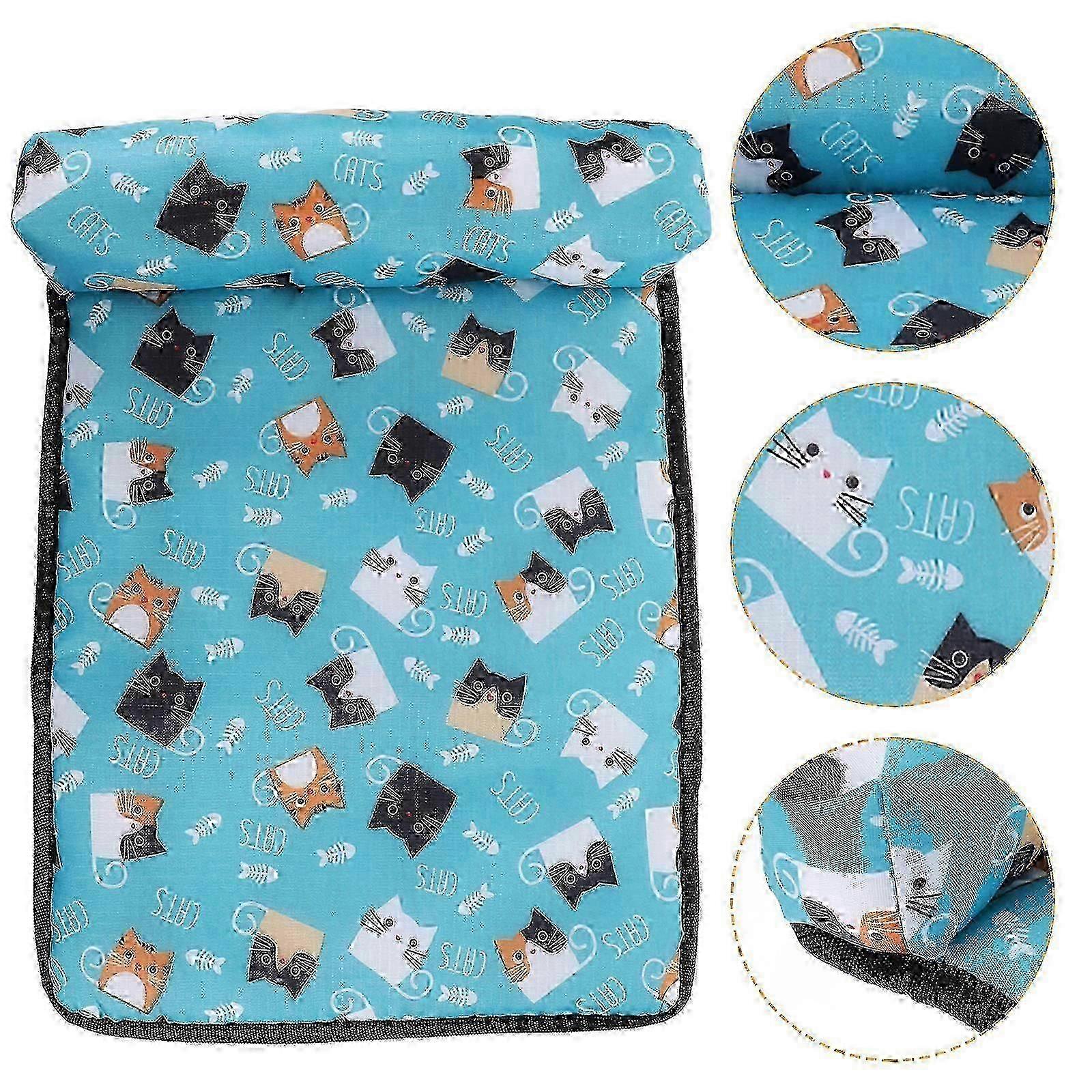 3Pcs Self Cooling Cat Cooling Pad compatible with Pets Comcompatible withtable Summer Sleeping Mat