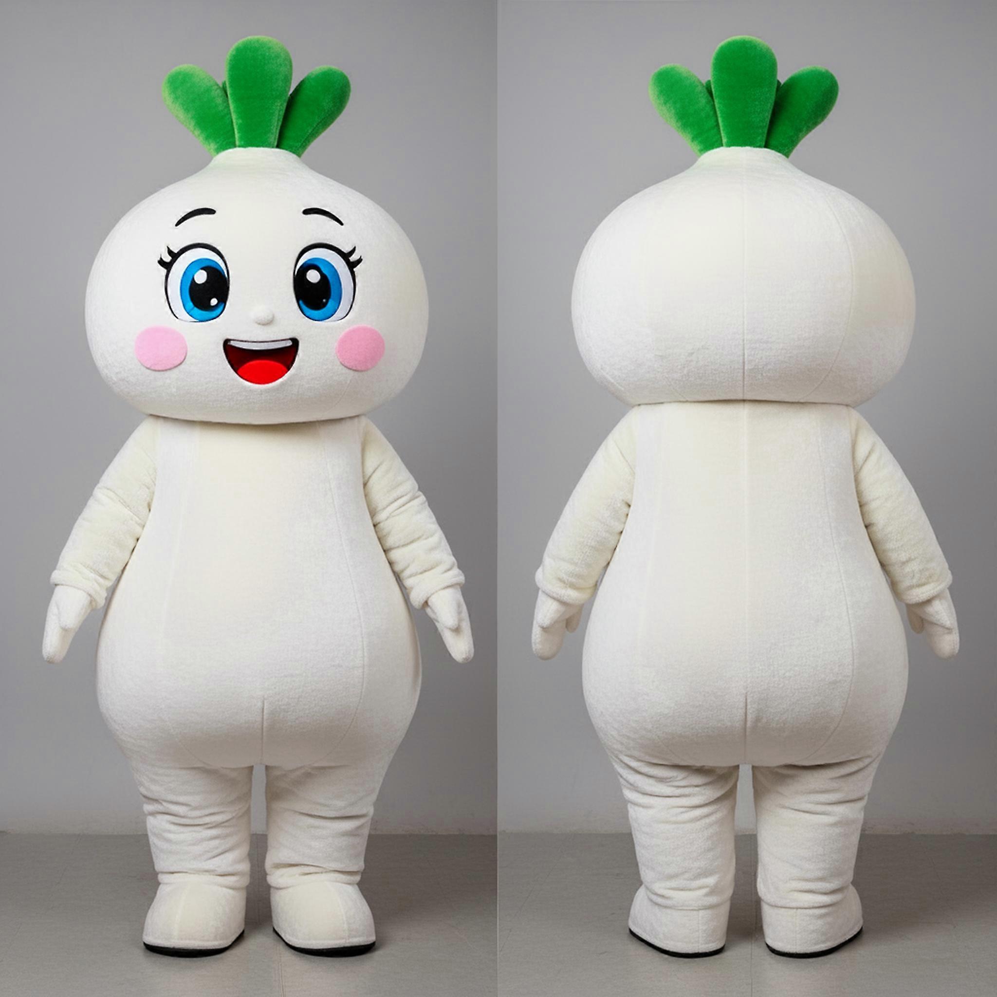 MASTICOT Ivory Velvety Radish Mascot