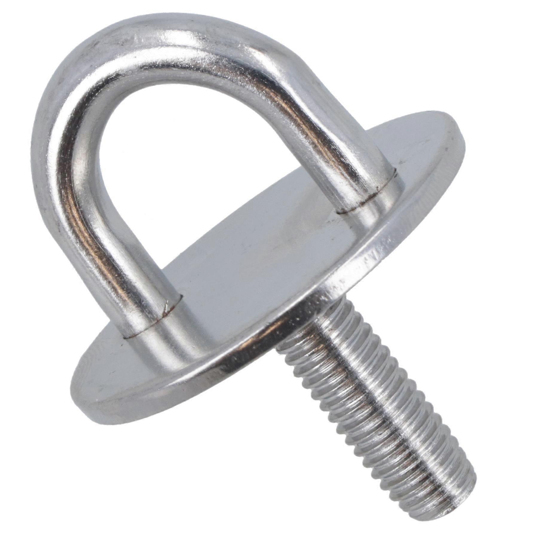 Round Pad Eye Tie Down Anchor Ring Stainless Steel M8 Thread