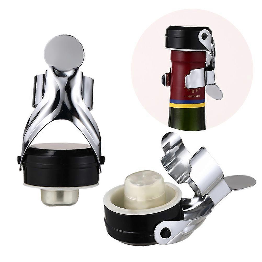 Bottle Stopper Stainless Steel Stopper for Plugging 2Pcs Multi