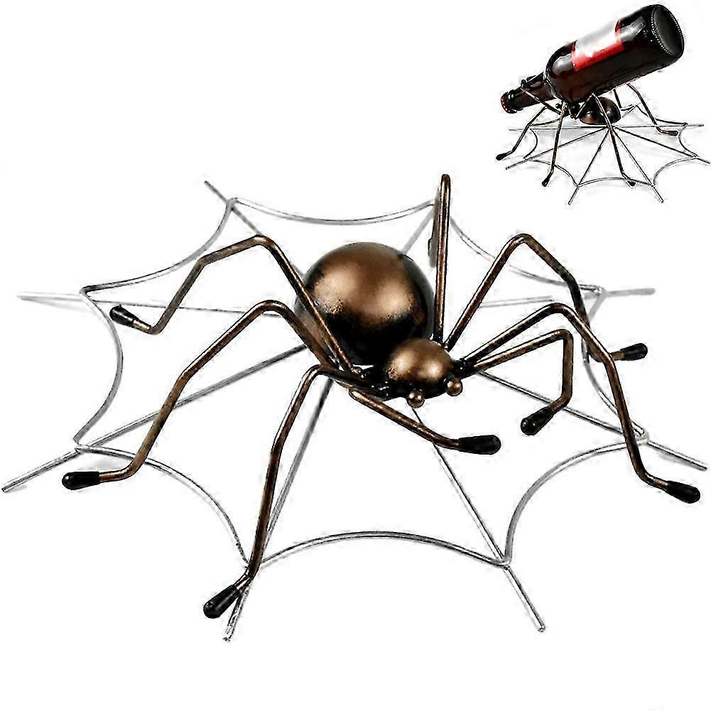 Spider Wine Rack Copper Finish