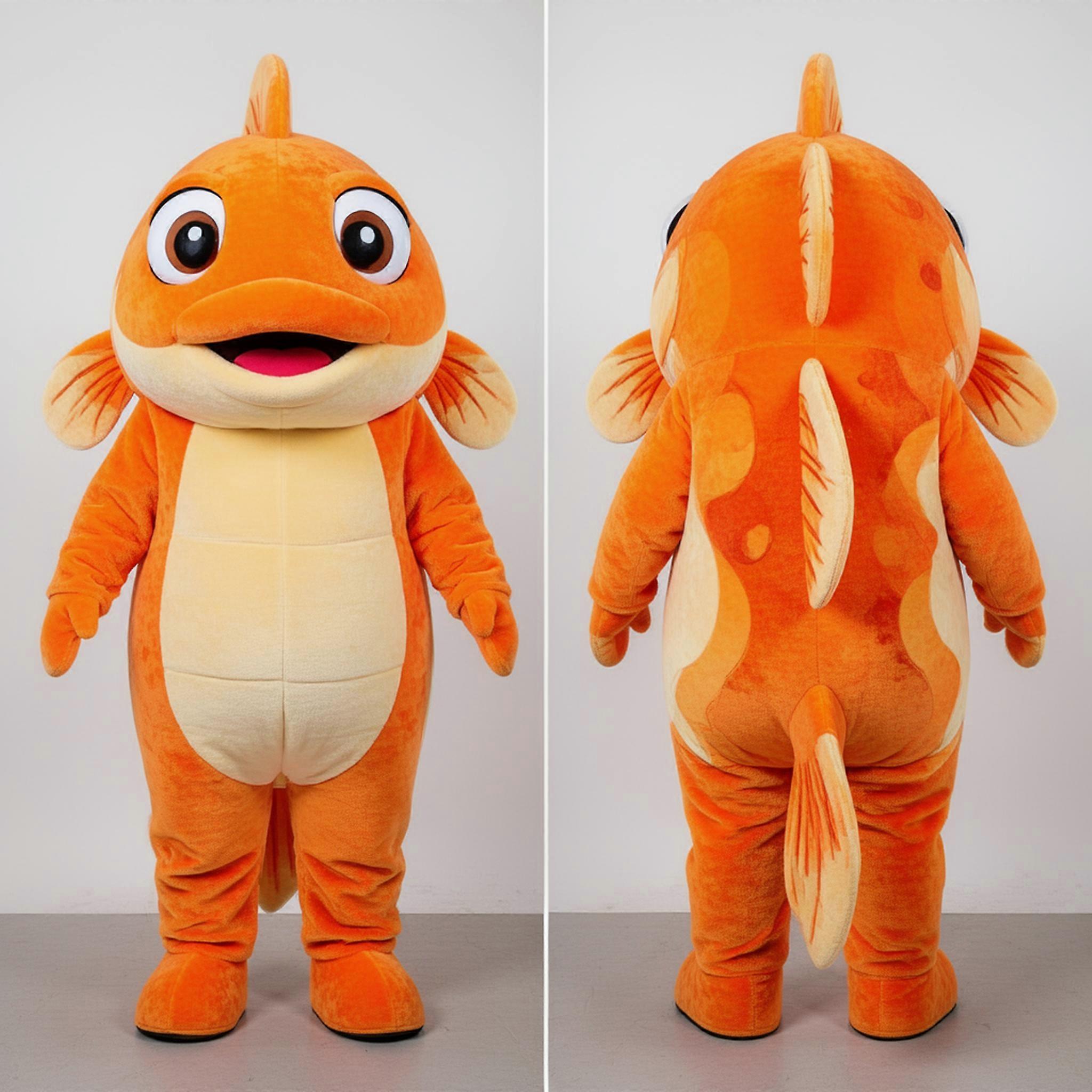 MASTICOT Rust Orange Playful Cod Mascot