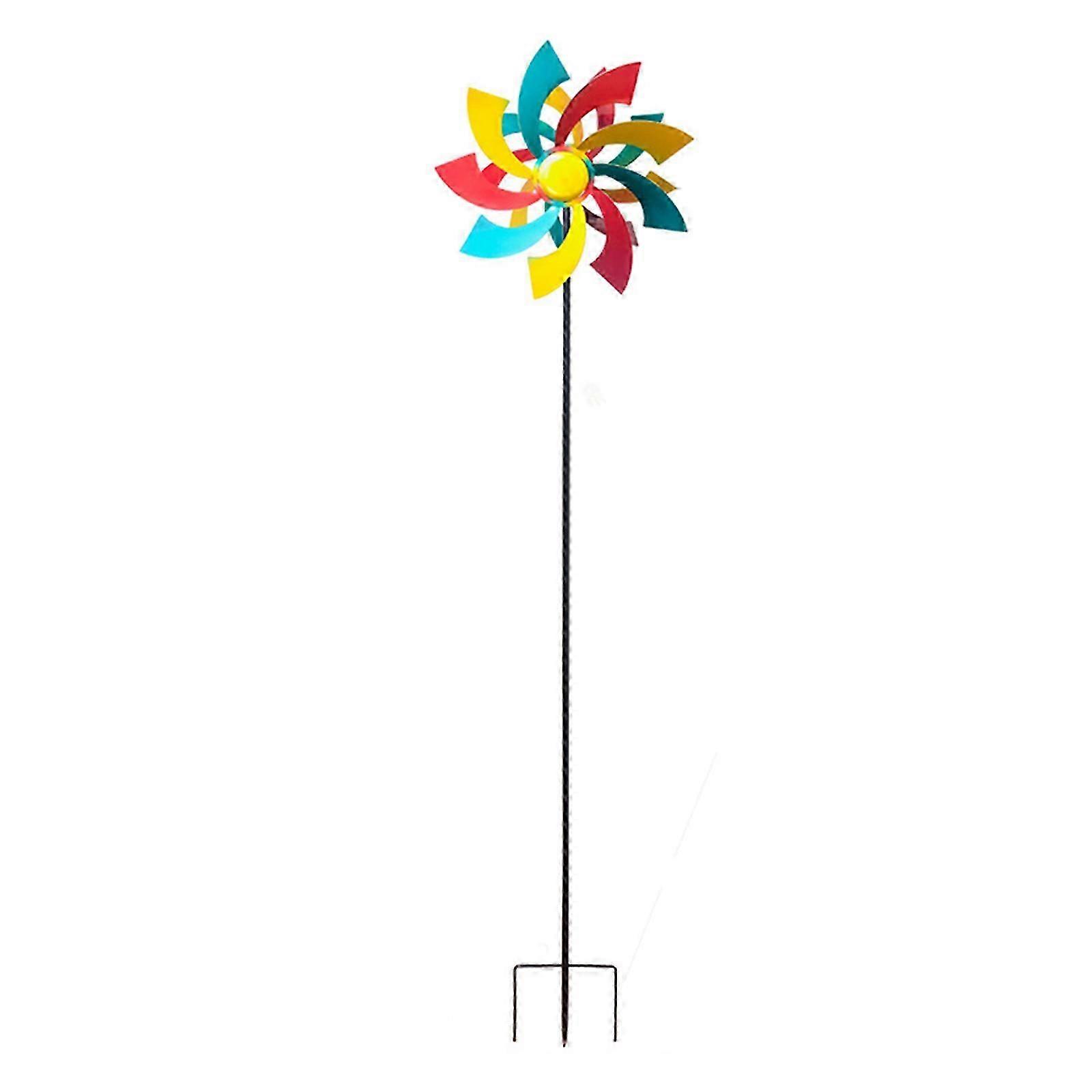 Multicolor Double-Spin Wind Spinner