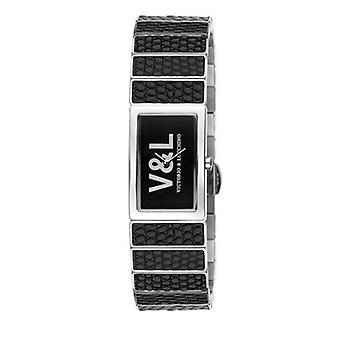 V & l chic & addict Watch for Women Analog Quartz with Stainless Steel Bracelet VL028202
