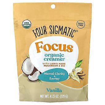 Four Sigmatic, Focus, Organic Creamer, Vanilla, 4.23 oz (120 g)