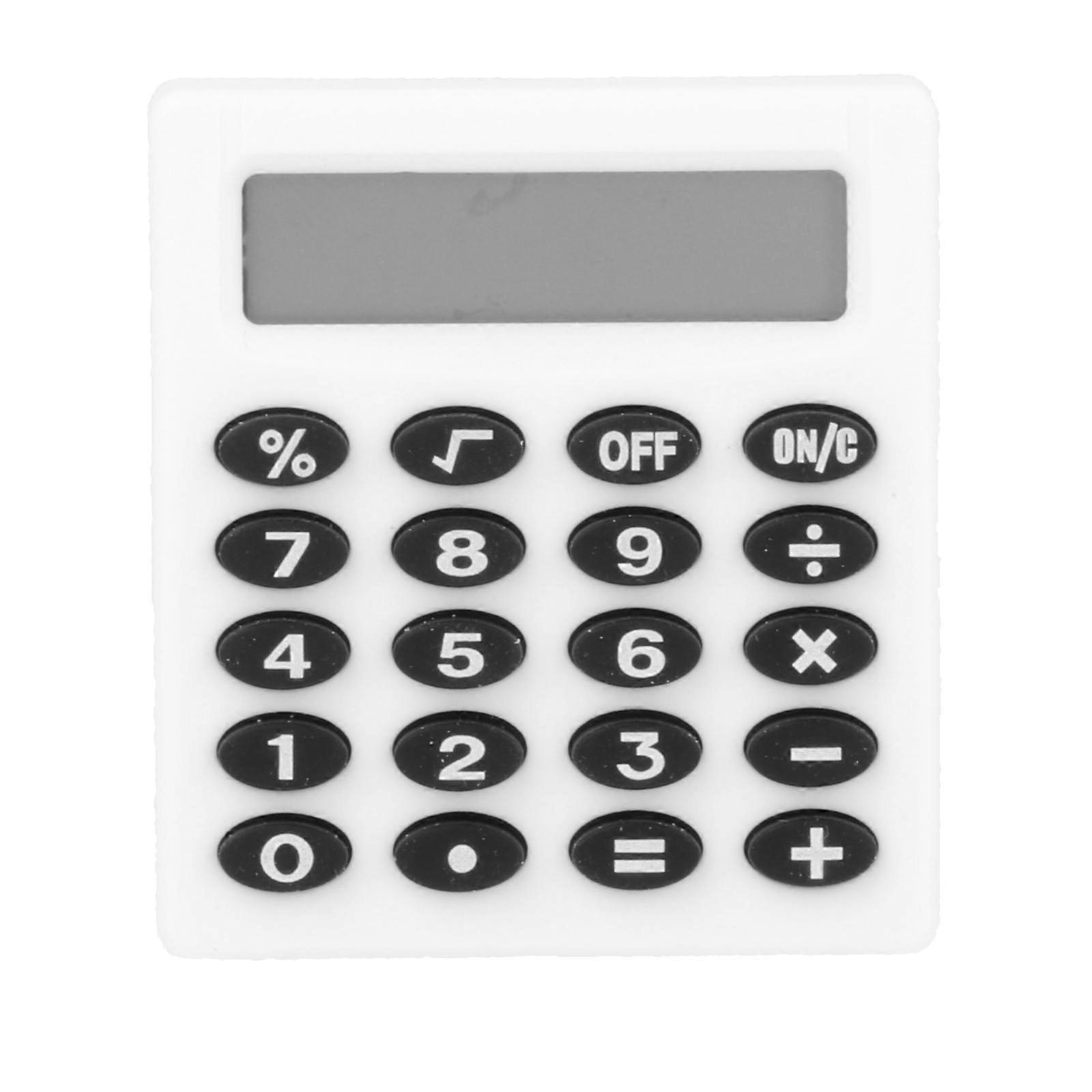 Portable Calculator 8 Digit Display Simple Calculations for School