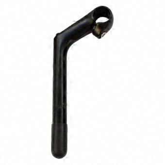 Black Comcompatible witht Bike Frame with 22.2mm Handlebar Stem and Gooseneck Riser