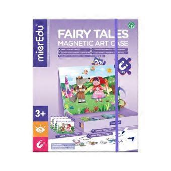 FAIRY TALES mierEdu Magnetic Art Case Kids Creative Jigsaw Puzzle Activity Toy