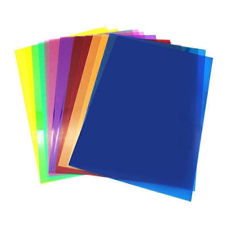 Coloured PVC Cellophane Sheets Set