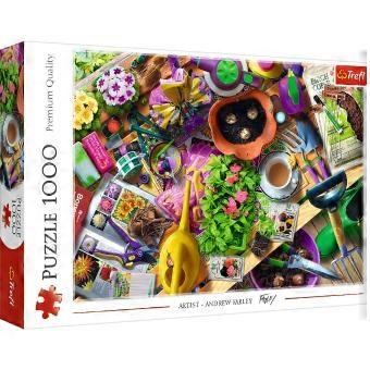 Gartenpuzzle, 1000 Teile, 68,3 x 48 cm.