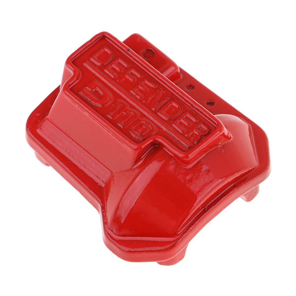 Metal Defender D110 Diff Cover RED for TRX4 Trx-4 1/10 RC Crawler