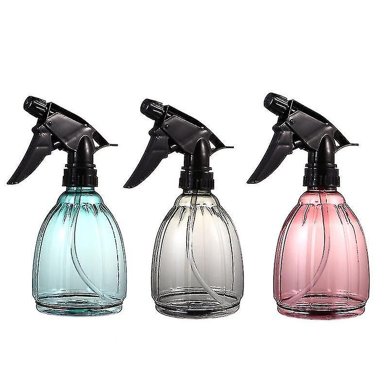 3pcs Empty Refillable Spray Bottles Water Squirt Bottle Flower Watering Pot
