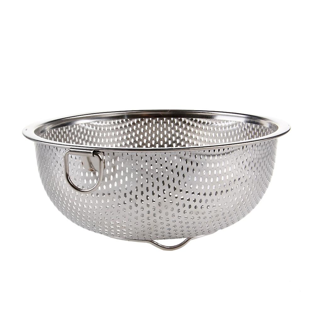 Stainless Steel Kitchen Hole Dense Mesh Sifter Colander Strainer Sieve Baskets