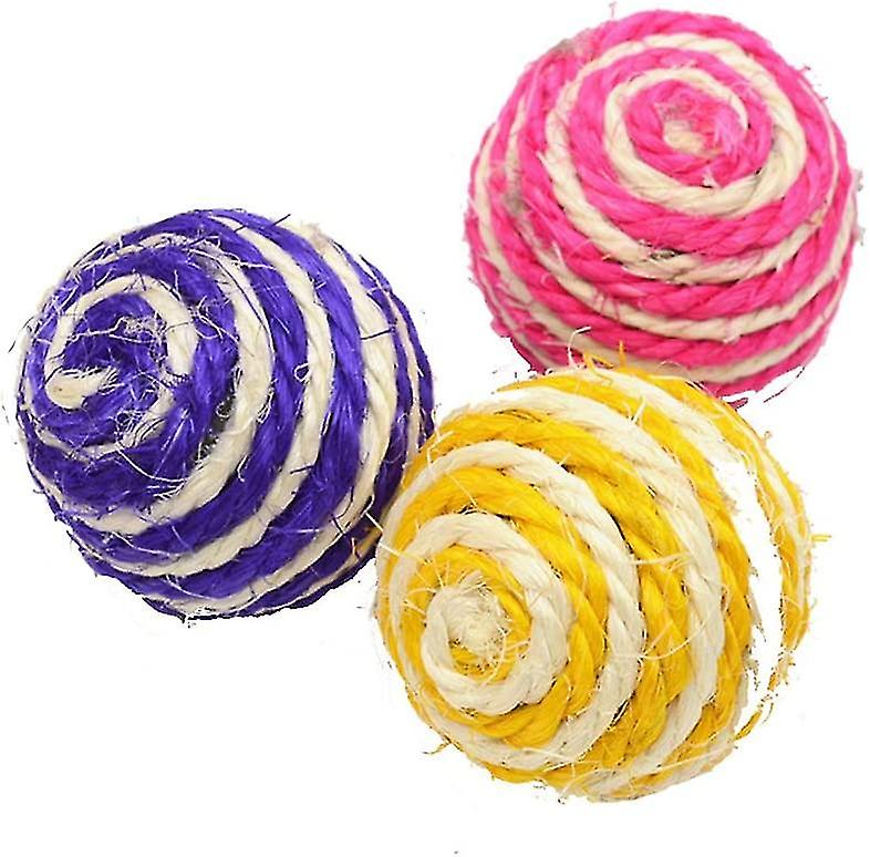 Pet Chat Jouet Chat Sisal Corde Balle Pet Interactif Jouet Chat Chat C