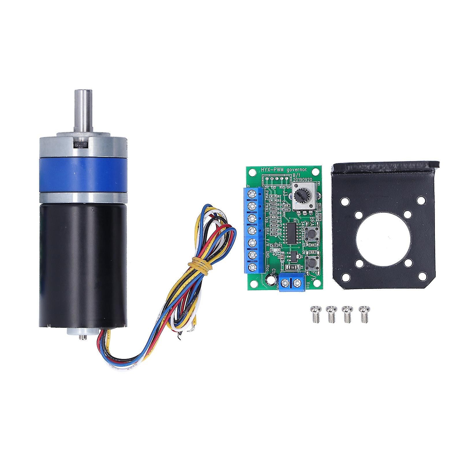 Dc24v Gear Motor Brushless Speed Reduction Pure Copper Coil Motors With Controller Cm36365060rpm