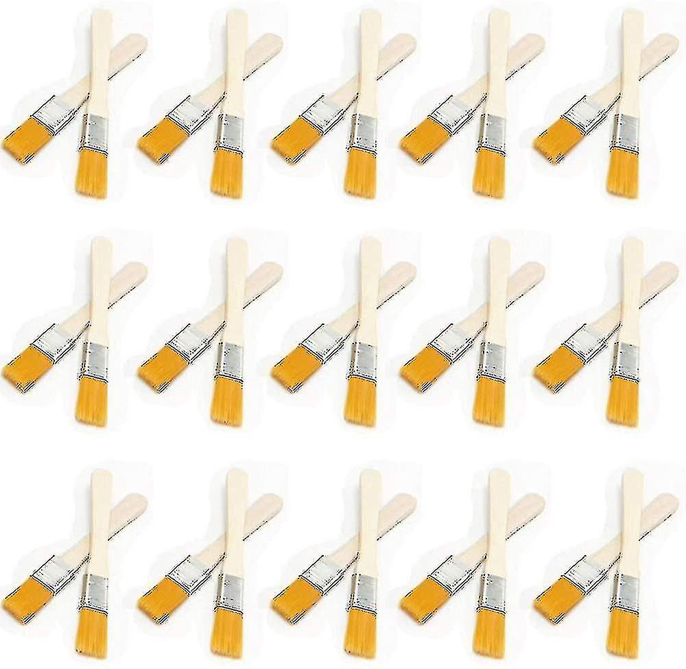 30 lapos sörték ecsetek fa fogantyúval Ecsetek Fa ecsetek Fa ecsetek Ecsetek Ecsetek falakhoz Trim Paint Brush Angle Sash Paint Brush Brush