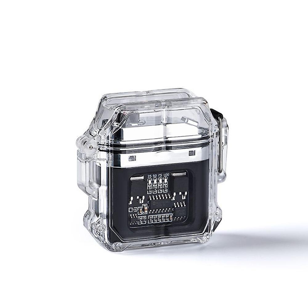 Electric Lighter Double Arc Electronic Pulse Lighter Windproof & Waterproof