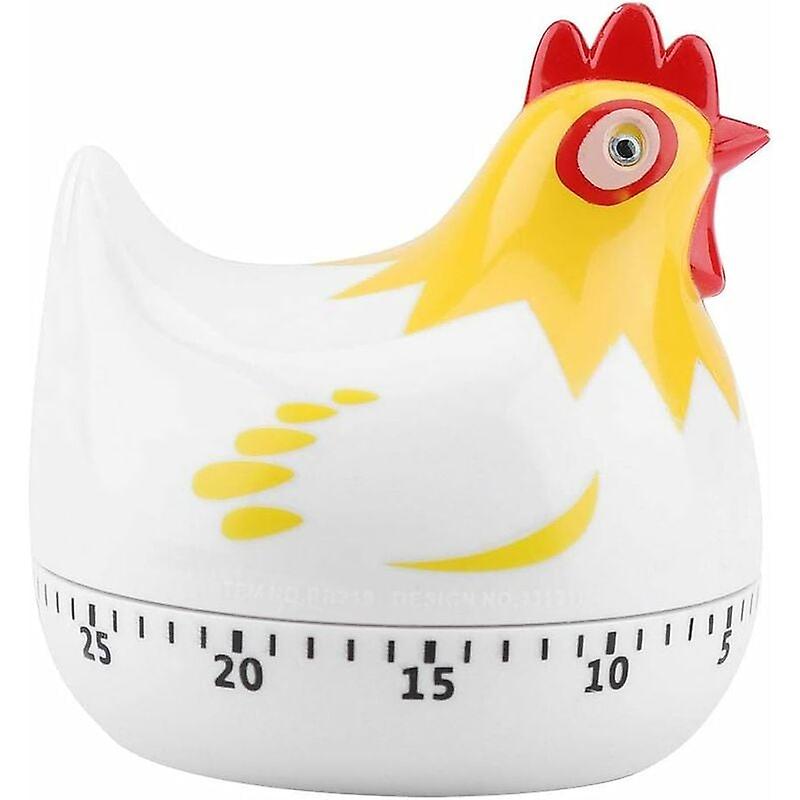 Kitchen Timer Kitchen Tools for Kids Egg Timer Egg Boiler Timer Oven Timer, Cooking Timer for Home Kitchen White