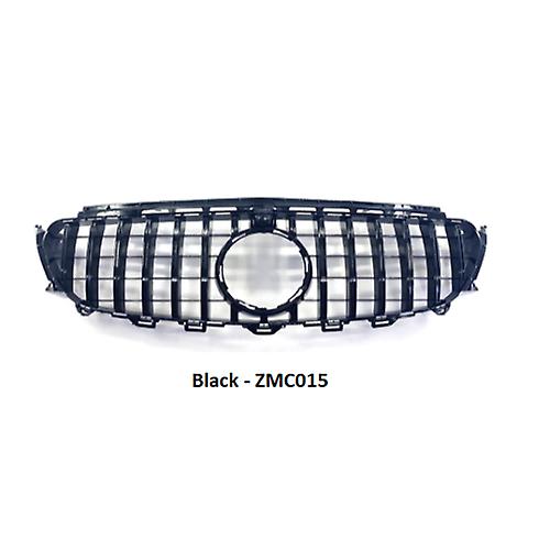 Fits Mercedes E Class W213 2016-2020 Front Bumper Grille Panamericana Gt Style Gloss Black