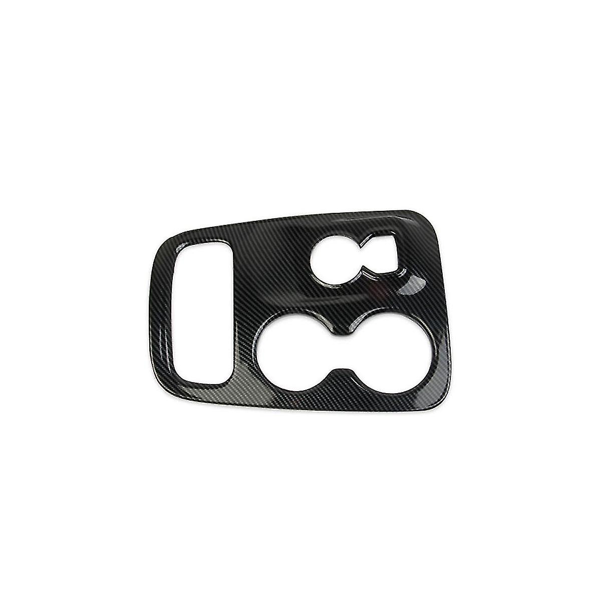 Car Fiber Console Ar Shift H Frame Cover Stickers For Durango 2014-2017