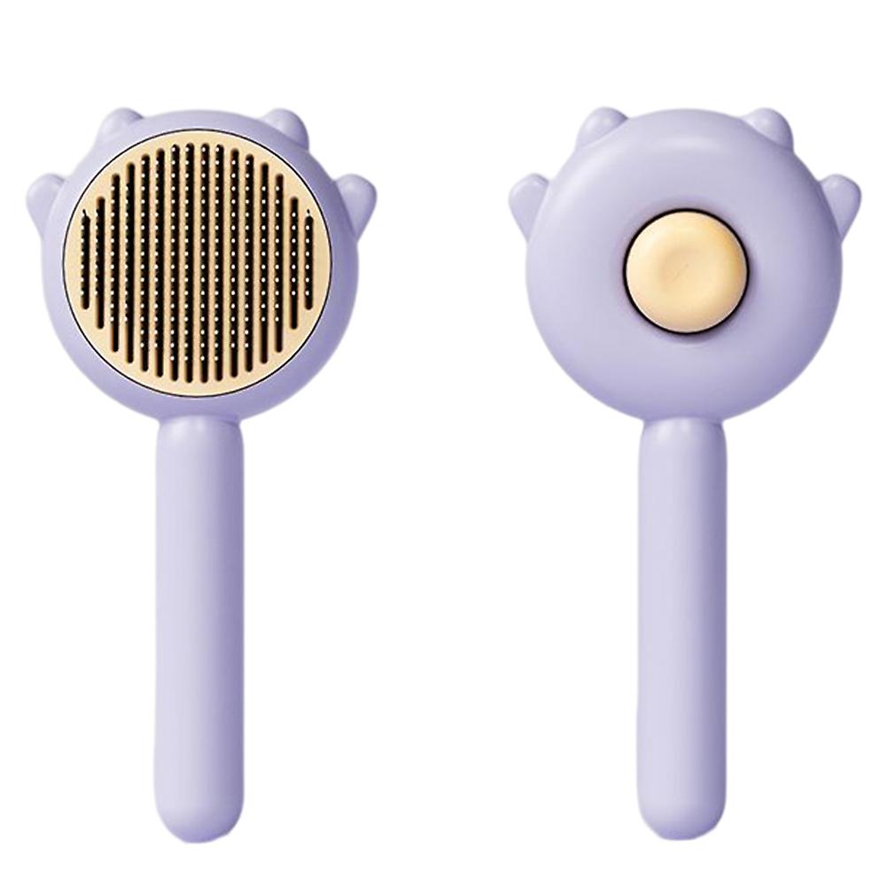 Cat Dog Shedding Comb Dog Cat Self-cleaning Comb for Pet Rabbits