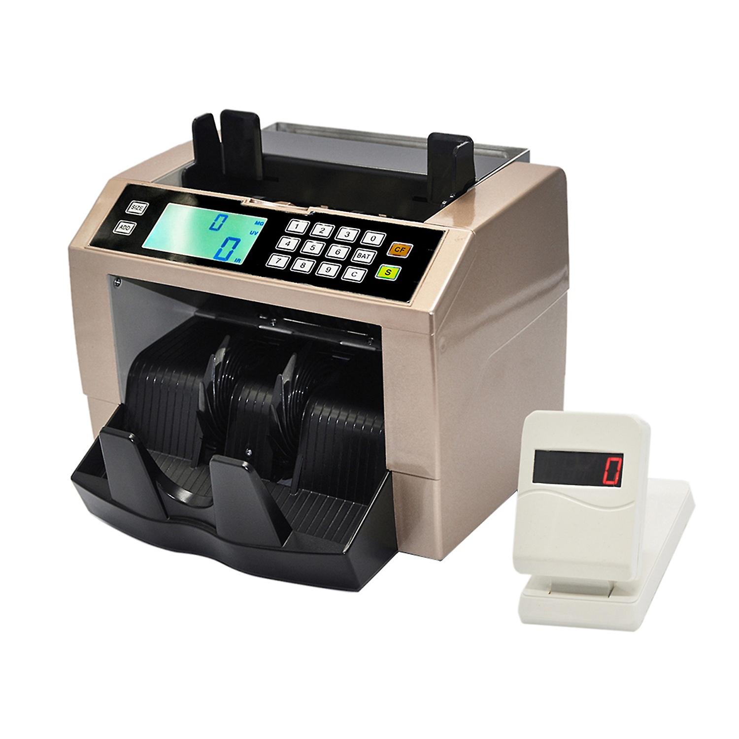 LCD Display Automatic Multi-Currency Cash Banknote Money Bill Counter Counting Machine with UV MG Co
