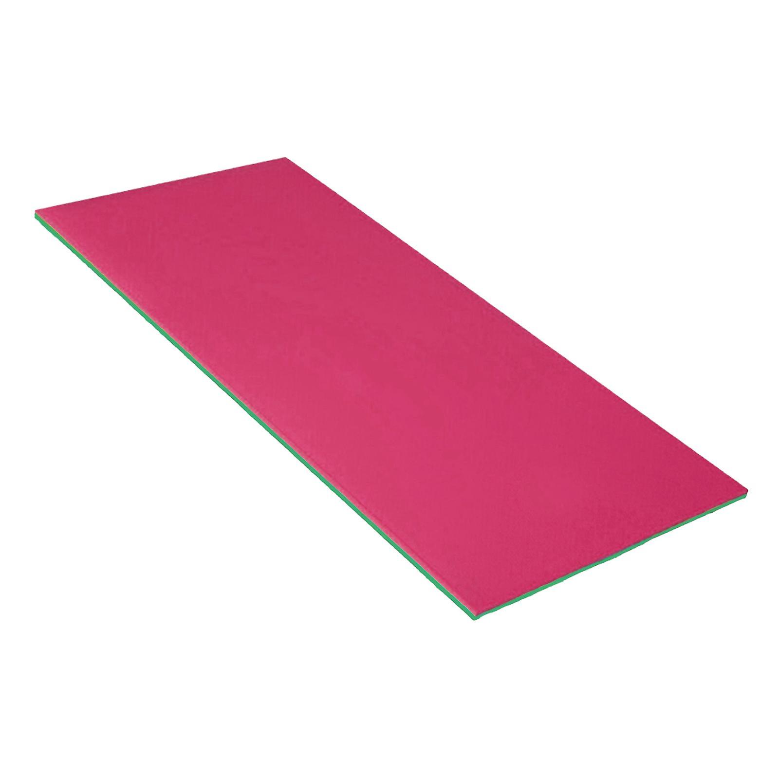 Water Floating Mat Roll up Mattress Foam Floating Pad Adults Pool Float Raft Blue and Pink