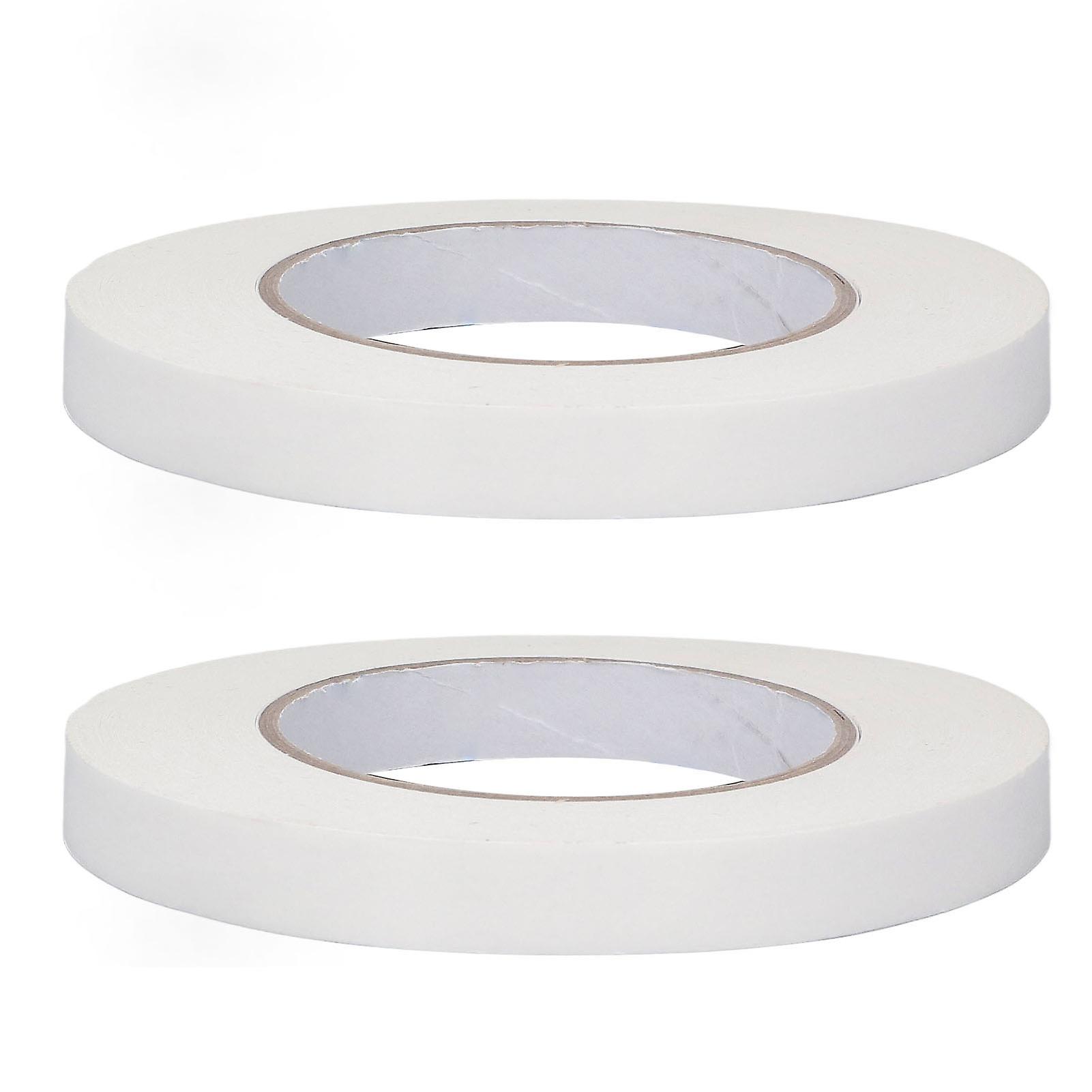 2Pcs Double Sided Tape 15mm Width 50m Length PE Waterproof Tape Adhesive for Fixing 