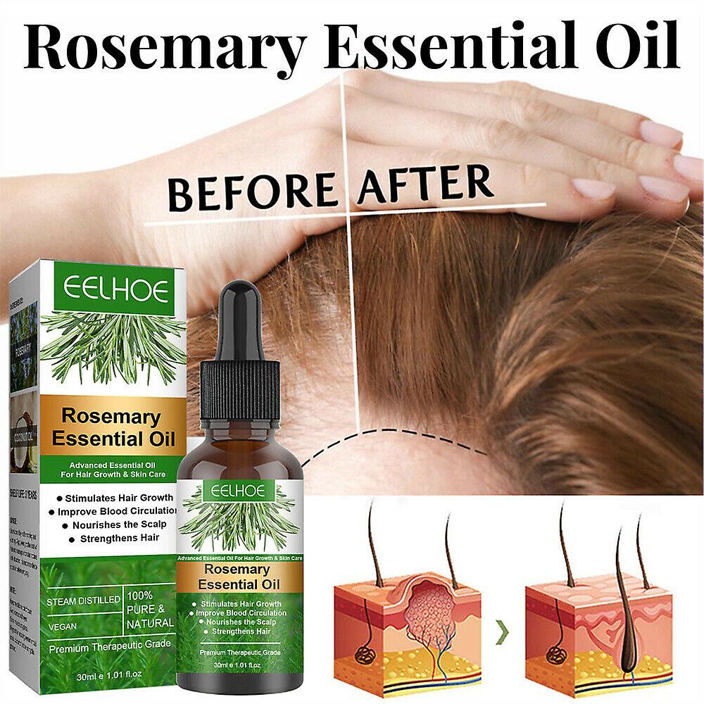 Rosemary Essential Oil 30 ml 100% Pure & Natural Nourishes Repairs Split Ends