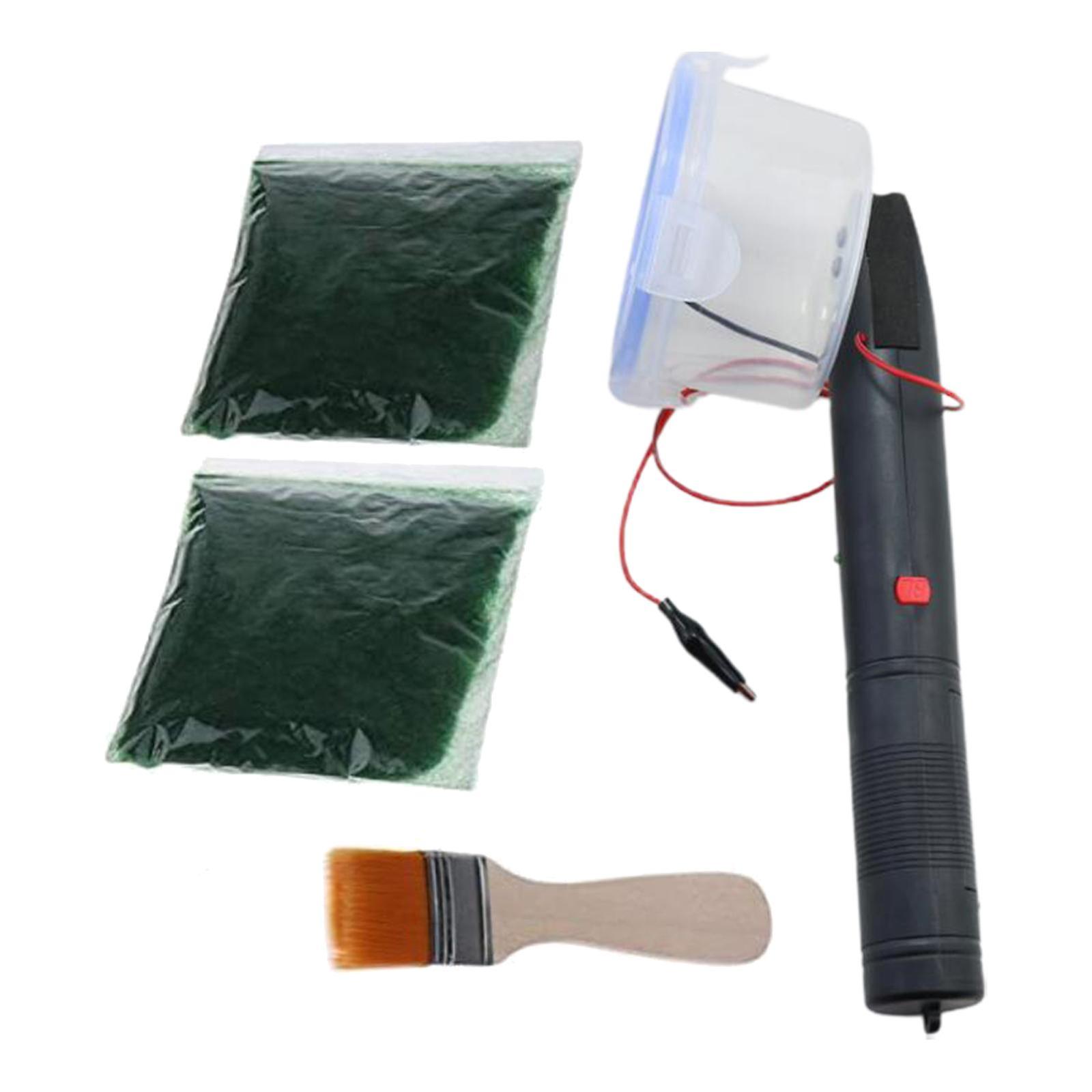 Flocking Machine Portable for DIY Project Scene Layout Props Micro Landscape 1 Grass powder