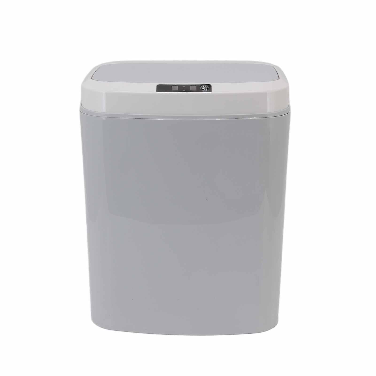 Automatic Sensor Trash Can 16L Waste Bin with Lid for Home Kitchen Bedroom Dormitory