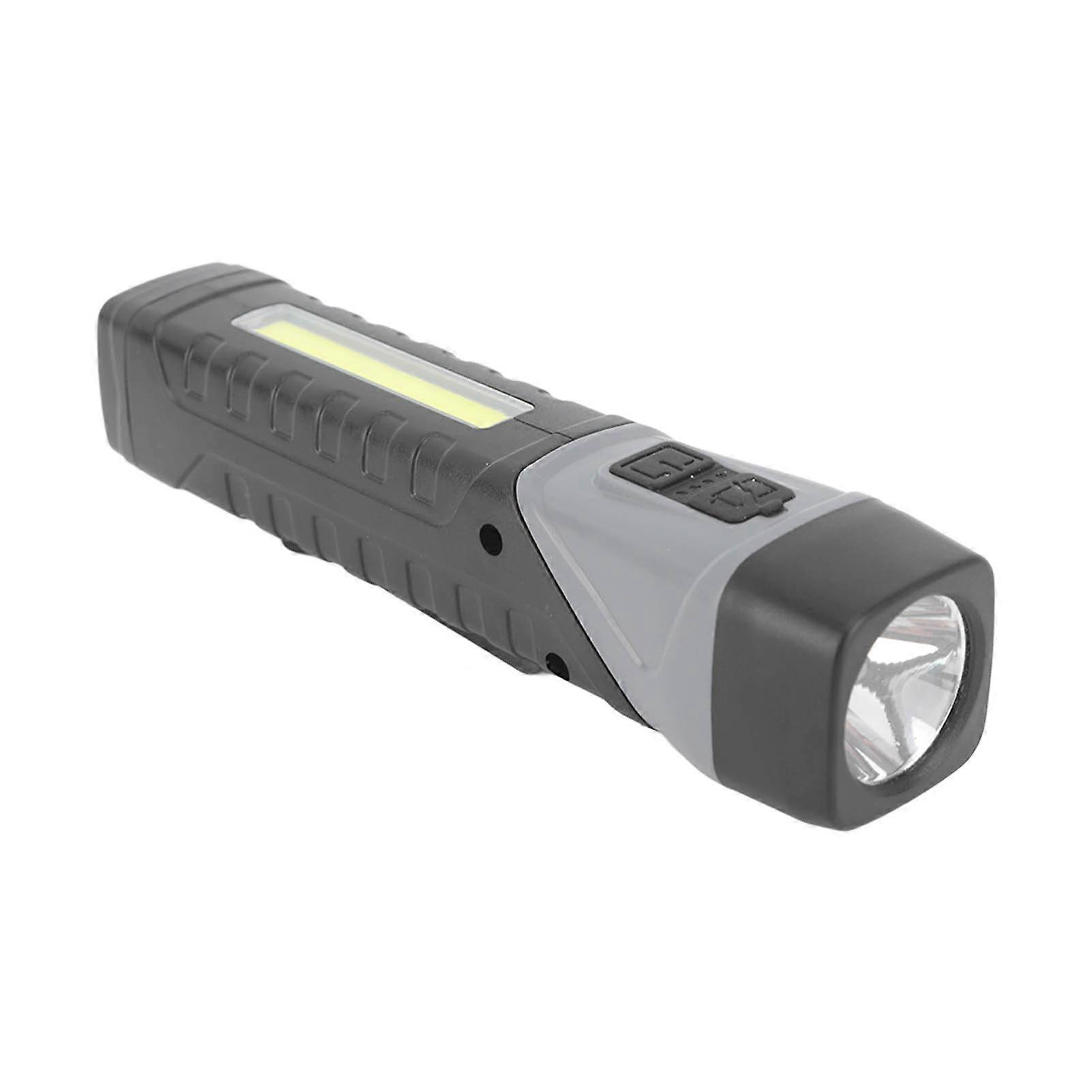 LED COB Flashlight Super Bright IPX4 Waterproof 5 Modes Rotatable Magnetic Flashlight with Clip for Work Camping 