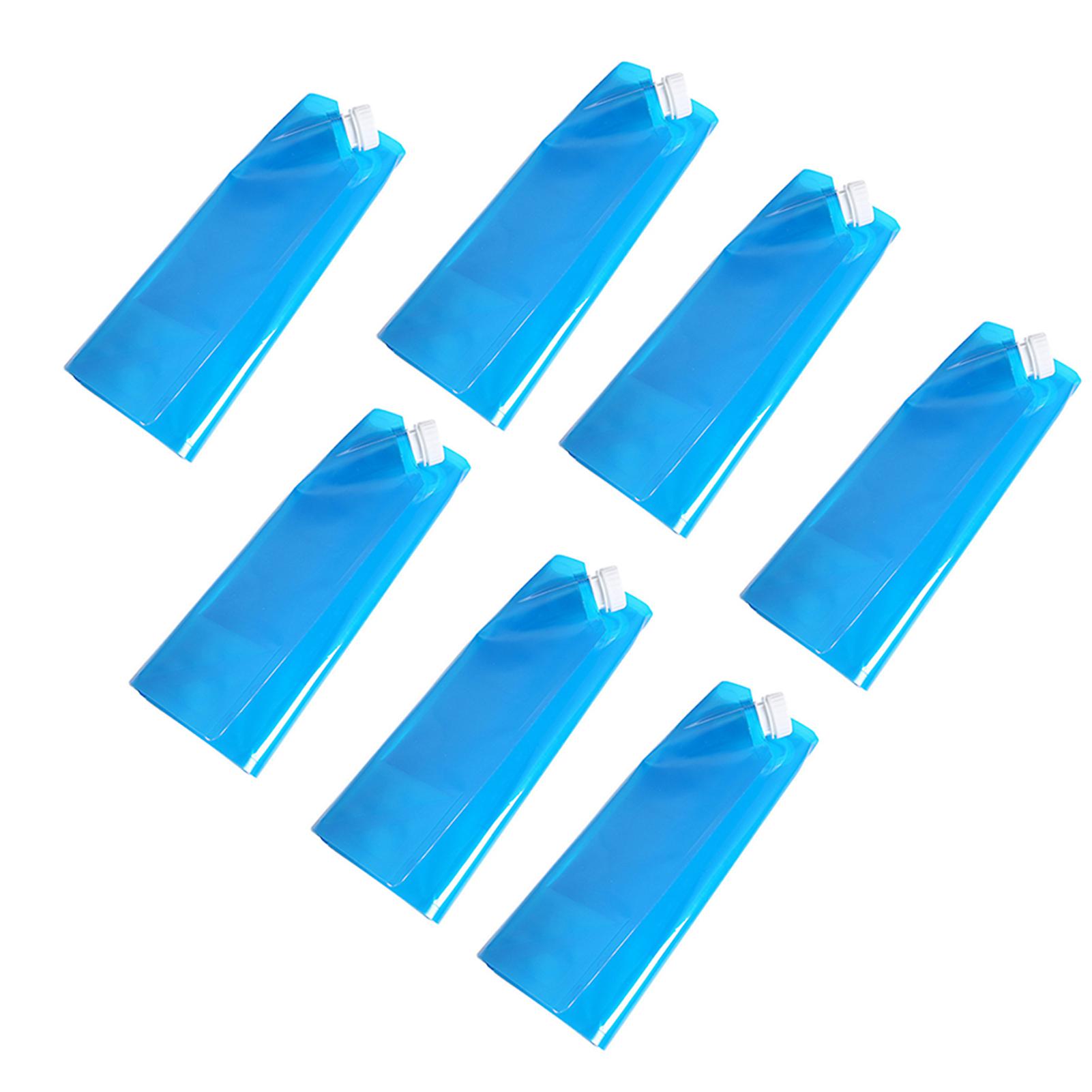 Folding Water Bag with Handle Durable Reusable Water Container for Camping Picnic
