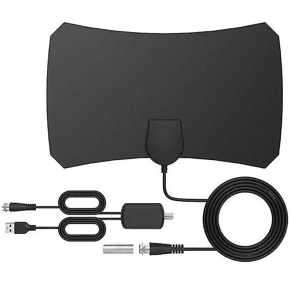 Super Flat Indoor Digital HDTV Antenna with Amplifier