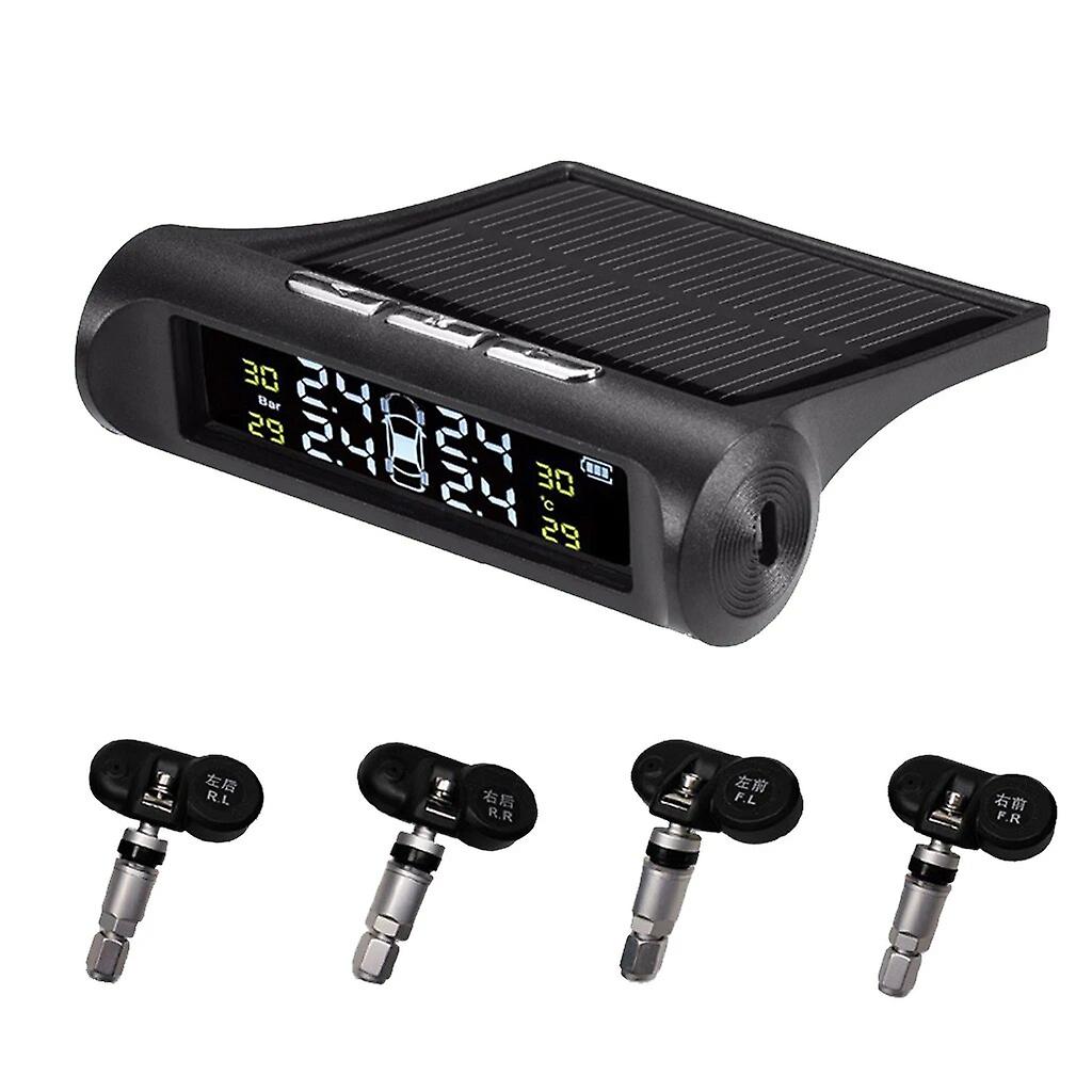Solar Universal Car Tire Pressure Monitor Tire Detection Built-in Sensors~7068