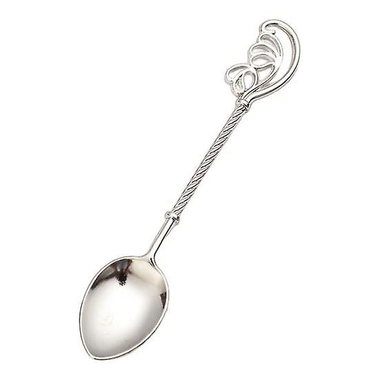 Coffee Spoon Retro Carving Tableware Easy Cleaning Modern Vintage Kitchen Teaspoon Tool