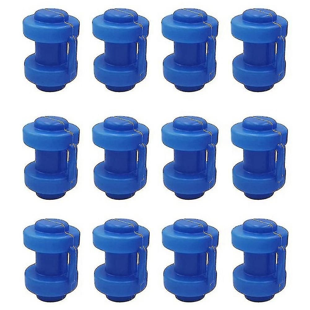 12 Pcs Trampoline Caps 25 Mm,trampoline End Caps For Attaching The Safety Net To The Net Poles Of T