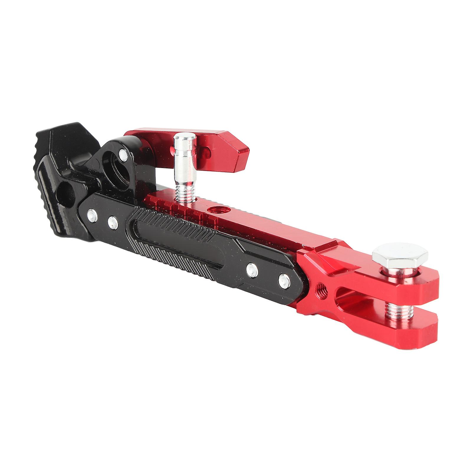 Universal Adjustable Foot Side Support Stand for NMAX 155 20152016 NMAX 125 Red