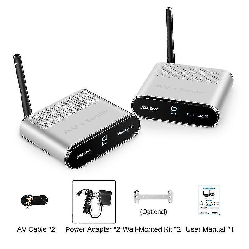 1set Wireless Video Tv Sender Av220 2.4g Wifi Wireless Transmitter Receiver Kit