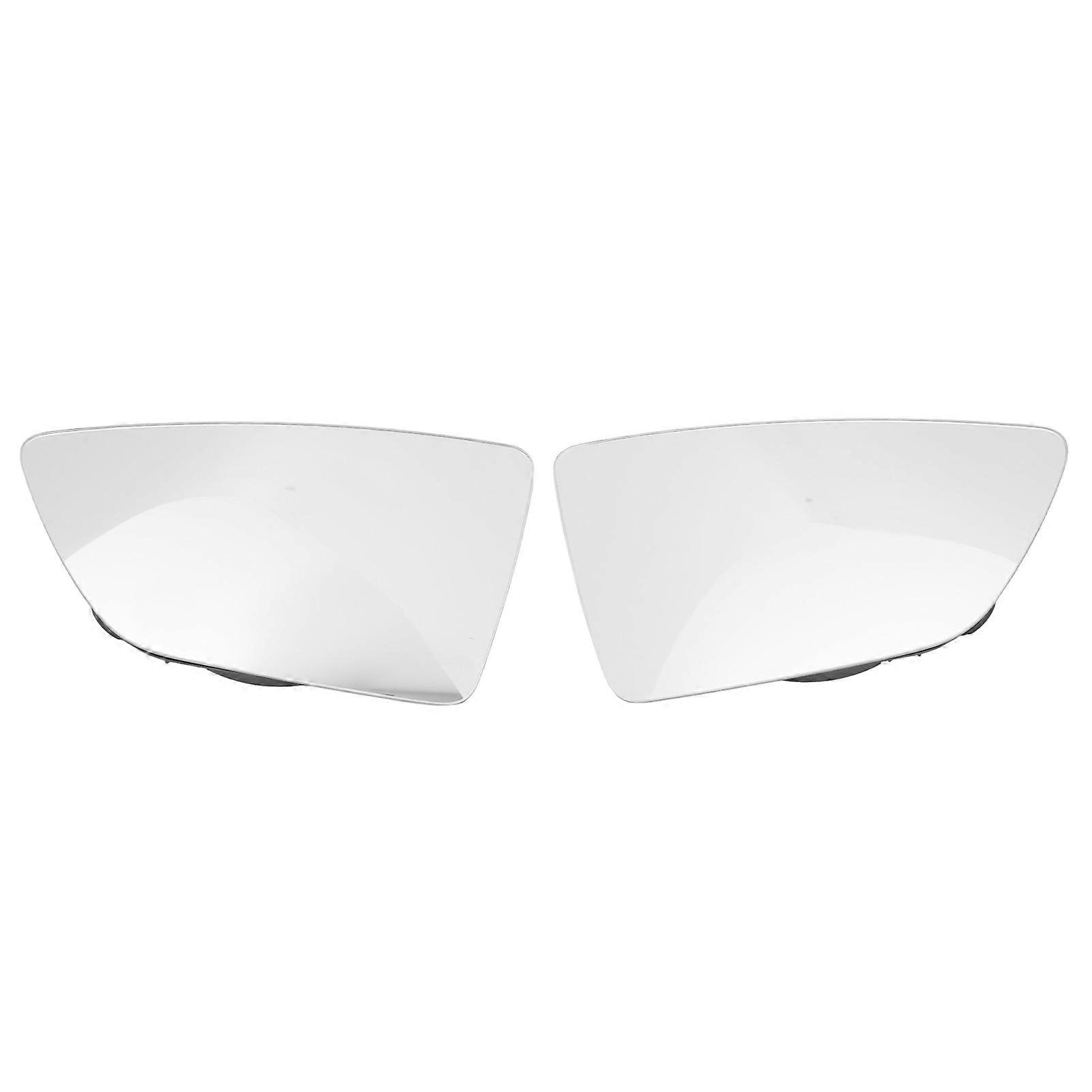 Pair of Side Heated Mirror Glass Left Right 5F0857521 Replacement for Seat Leon Mk3 Pre‑facelift 2013 to 2016